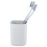 Dale un toque contemporáneo a tu baño con el Vaso Dental Barcelona, ideal para organizar cepillos de dientes, pasta dental o peq