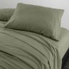 Juego De Sabanas En Microfibra Stonewashed 100% Poliester Matrimonial, Incluye 1 Sabana Plana, 1 Sabana Ajustable Y 2 Fundas De 