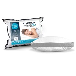 Disfruta del equilibrio perfecto entre suavidad y soporte con la Almohada Dreams Lux Media King. Diseñada para brindar un descan