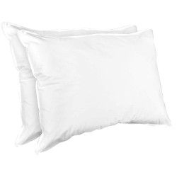 Equipa tu cama con el confort esencial del Twin Pack de Almohadas Estándar, ideal para el descanso diario de toda la familia. Es