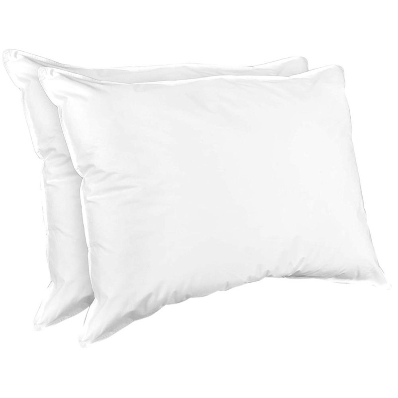 Equipa tu cama con el confort esencial del Twin Pack de Almohadas Estándar, ideal para el descanso diario de toda la familia. Es
