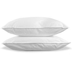 Equipa tu cama con el confort esencial del Twin Pack de Almohadas Estándar, ideal para el descanso diario de toda la familia. Es