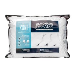 Descansa mejor cada noche con la Almohada Dreams Media King, diseñada para ofrecer firmeza media y un confort adaptable a difere