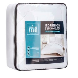 Disfruta de noches cálidas y confortables con el Edredón Dreams tamaño Individual, ideal para quienes buscan un abrigo ligero y 