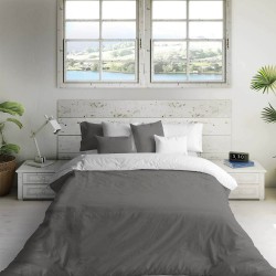 Renueva tu recámara con facilidad gracias a la Funda para Duvet Bicolor tamaño Matrimonial, diseñada para ofrecerte dos estilos 