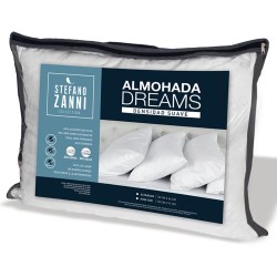 Disfruta de un descanso placentero con la Almohada Dreams Suave Estándar, ideal para quienes prefieren una sensación ligera y ac