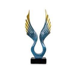 Este accesorio decorativo en forma de alas combina simbolismo y estilo para añadir un toque inspirador a tu hogar. Las alas repr