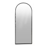 Este espejo semi ovalado de 40x100 cm es una opción elegante y funcional para cualquier habitación. Su forma alargada es ideal p