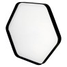 Dale un toque único a tus paredes con este espejo hexagonal de 50x44 cm. Su diseño geométrico moderno es perfecto para quienes b