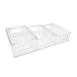 Optimiza cada rincón de tu hogar con este juego de 3 organizadores versátiles, perfectos para cajones, estantes, clósets, baños 