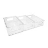 Optimiza cada rincón de tu hogar con este juego de 3 organizadores versátiles, perfectos para cajones, estantes, clósets, baños 