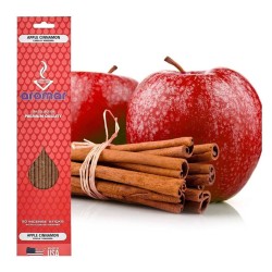 Llena tu hogar de calidez y un toque acogedor con este set de 20 varitas de incienso con aroma a manzana y canela. Su fragancia 