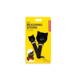Cada cuchara está diseñada con detalles adorables de felinos que añaden un toque único y alegre a tus utensilios de cocina. Fabr