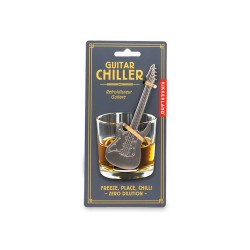 Refresca tus bebidas con estilo con este original sustituto de hielo en forma de guitarra. Diseñado para mantener tus bebidas fr