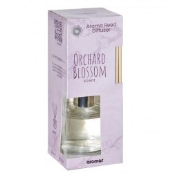 Llena tu hogar con la frescura floral y frutal del Difusor de Ratán de 100 ml con aroma Orchard Bloom. Esta fragancia luminosa c