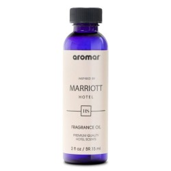 Vive la experiencia de hospitalidad de primer nivel con el Aceite Hidrosoluble de 60 ml con aroma Marriott. Inspirado en la excl