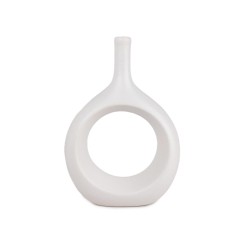 Este elegante florero delgado tipo botella es perfecto para darle un toque de sofisticación a cualquier rincón de tu hogar. Su d