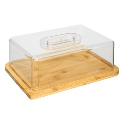 Disfruta de tus reuniones con estilo gracias a esta práctica tabla de quesos con tapa. Ideal para conservar y presentar quesos, 