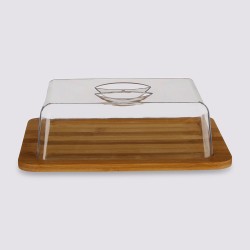 Disfruta de tus reuniones con estilo gracias a esta práctica tabla de quesos con tapa. Ideal para conservar y presentar quesos, 