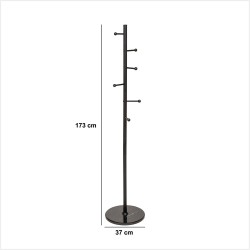 El perchero de pie es una solución práctica y decorativa para mantener tus espacios organizados. Ideal para colocar en la entrad