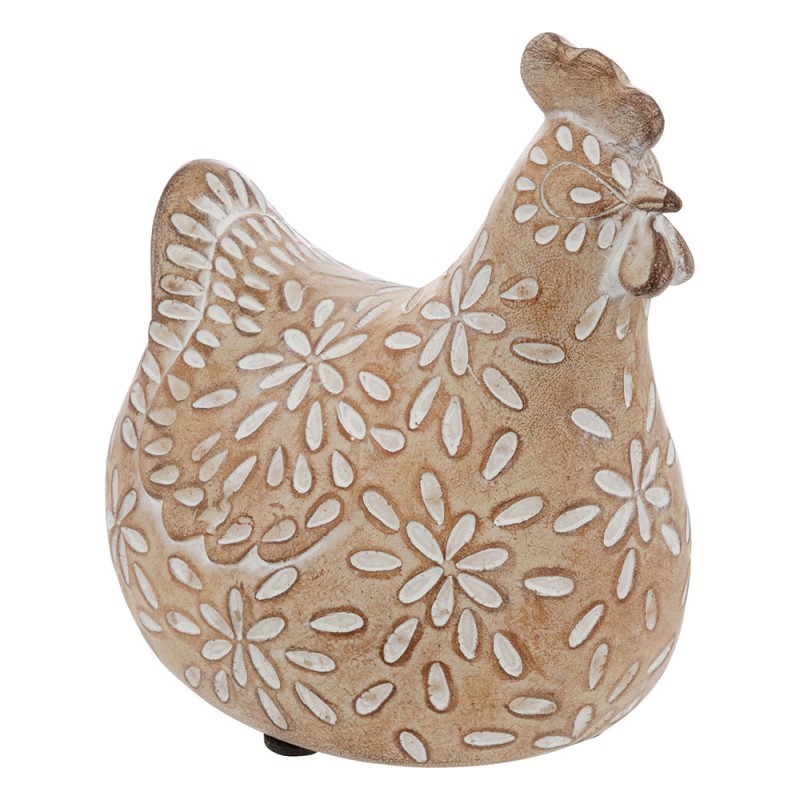 La figura decorativa de gallina "Linda" Atmosphera será el complemento perfecto para los amantes de los animales decorativos. Es