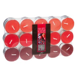 Llena tu espacio de calidez y dulzura con estas velas tealight con aroma a frutos rojos. Su fragancia envolvente crea un ambient
