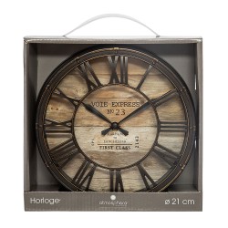 El Reloj de Pared Robin combina funcionalidad y diseño moderno. Con una carátula limpia y números visibles, es ideal para cualqu
