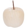 Esta original fruta decorativa no dejará indiferentes a tus invitados. Esta bonita manzana de cerámica con efecto madera quedará