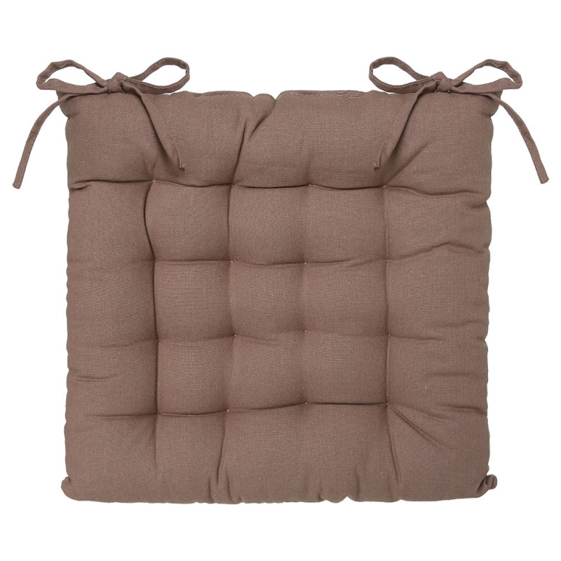 Con su diseño clásico, este cojín cuadrado para silla con relleno de algodón 100% reciclado ofrece un gran apoyo. Su aspecto sob