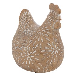 Llena tu espacio de ternura con la Figura Decorativa Gallina Linda. Con su diseño simpático y acabado detallado, es perfecta par