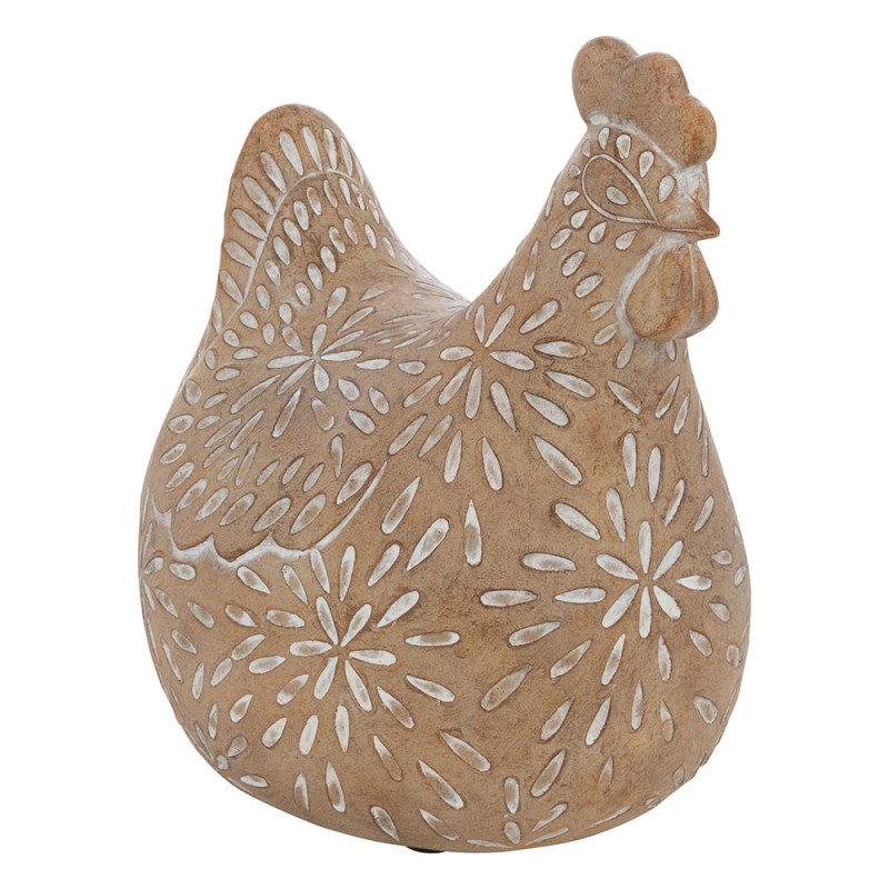 Llena tu espacio de ternura con la Figura Decorativa Gallina Linda. Con su diseño simpático y acabado detallado, es perfecta par