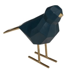 La estatua de origami "Oiseau" de Atmosphera es de resina coloreada y presenta un estilo sencillo y depurado. ontemporáneos, ¡se