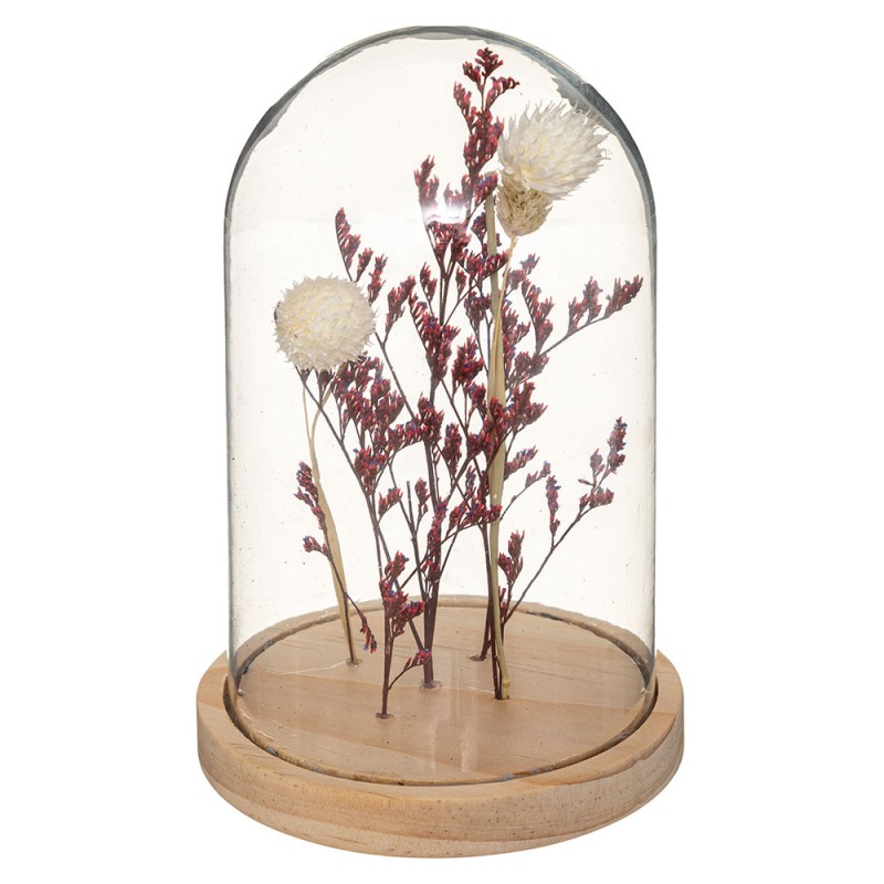 Combinando una cúpula de cristal transparente con una base de madera, este accesorio aportará un toque country chic a su habitac