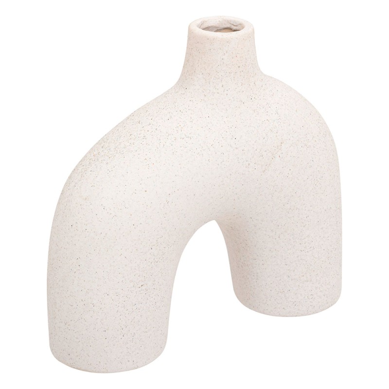 Con sus curvas orgánicas y su formato intermedio, el jarrón de arco "Asy" tiene un cuello esbelto que le permitirá montar unos c