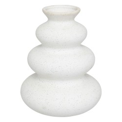 Con su forma ondulada de inspiración natural, este florero decorativo es la pieza ideal para agregar estilo a cualquier espacio.