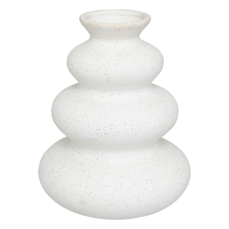Con su forma ondulada de inspiración natural, este florero decorativo es la pieza ideal para agregar estilo a cualquier espacio.