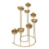 Combina elegancia y originalidad con esta portavela en espiral con 8 distintos niveles, ideal para centros de mesa o rincones es