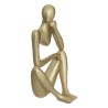 Set de 3 figuras decorativas femme con poses meditativas y acabado glamuroso. Cada figura aporta elegancia y serenidad a la deco
