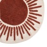 Con sus contornos soleados, su diseño redondo y sobrio combina a la perfección con muebles de madera para crear un ambiente cáli