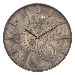 Reloj "Deyan" de diseño retro, ideal para los amantes del estilo vintage. Su esfera impresa imita la madera, creando una mezcla 