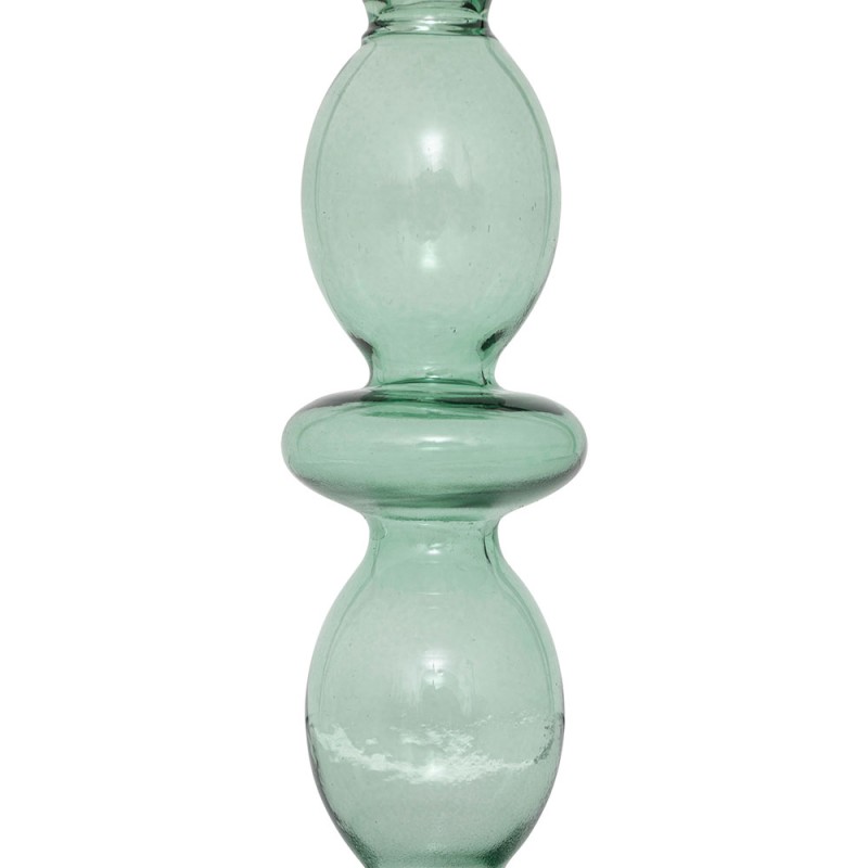 Elegante y cómodo, este portavelas de cristal tintado es el detalle perfecto para embellecer tu hogar. Su diseño delicado y su b