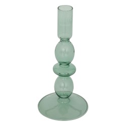 Elegante y cómodo, este portavelas de cristal tintado es el detalle perfecto para embellecer tu hogar. Su diseño delicado y su b