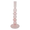 Delicado y con un encanto sutil, este candelabro de cristal tintado es ideal para cenas íntimas o momentos especiales. Su diseño