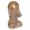 La figura decorativa buda sentado está elaborada en piedra. Su postura serena y su expresión tranquila transmiten calma y espiri