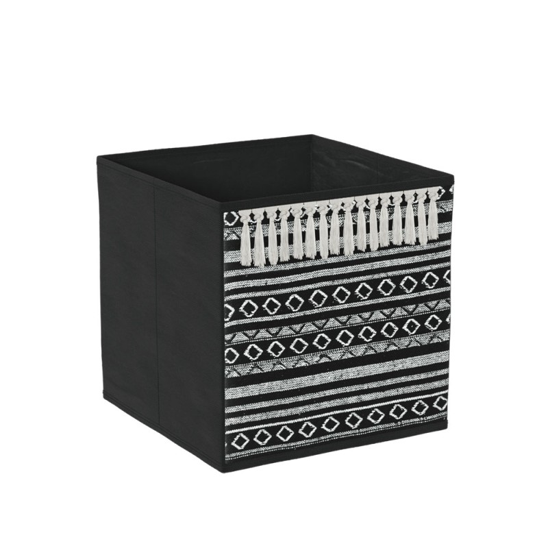 Caja Organizadora Con Pompones 31X31Cm