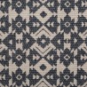 Es perfecta para la cabecera de tu cama o como alfombra de baño, su diseño gris oscuro y sus patrones elegantes aportarán estilo