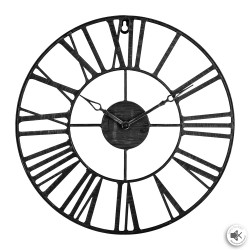 Mira los números estilizados del reloj "Andras" con su encanto industrial. Cuélgalo en tu salón o cocina para darle un toque de 