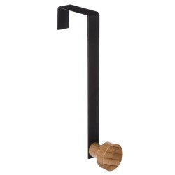 Convierte cualquier puerta en un espacio de almacenamiento adicional con este gancho metálico resistente. Ideal para colgar bols