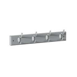 Maximiza el orden en tu hogar con el perchero de pared con 4 ganchos, perfecto para entradas, baños o dormitorios. Con un diseño