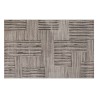 Con un diseño gráfico elegante y acabado tipo lana, el tapete decorativo Jana aporta calidez y estilo contemporáneo a tu sala. S